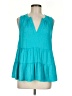Naked Zebra 100% Polyester Teal Tank Top Size M - photo 1