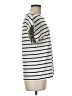 Chico's Stripes White Short Sleeve Top Size Med (1) - photo 4
