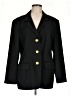 Mondi 100% Wool Solid Black Wool Blazer Size EU 40 / US 10 - photo 1