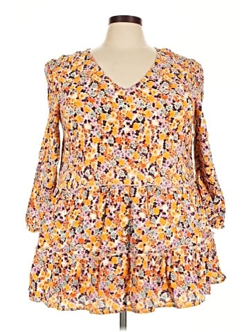 Cato 3/4 Sleeve Blouse (view 1)