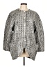 St. John 100% Polyester Tweed Gray Coat Size 16 - photo 1