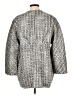 St. John 100% Polyester Tweed Gray Coat Size 16 - photo 2