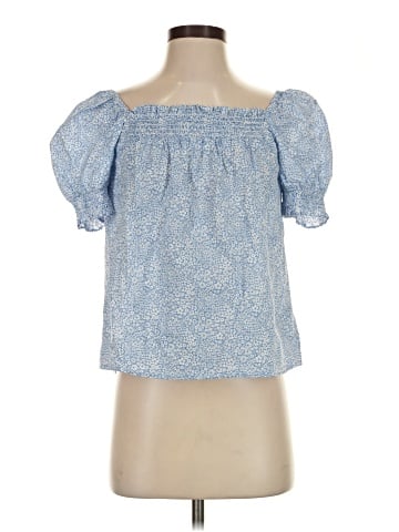 Liberty Art Fabrics for J.Crew Short Sleeve Blouse (view 1)