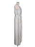 No Comment Stripes Silver Gray Casual Dress Size L - photo 4