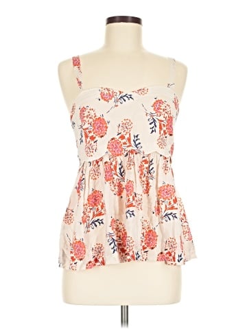 Pins and Needles Sleeveless Silk Top (view 1)