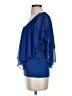 Venus 100% Polyester Blue Short Sleeve Blouse Size S - photo 5