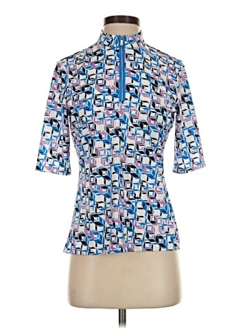 Tail Short Sleeve Turtleneck (view 1)