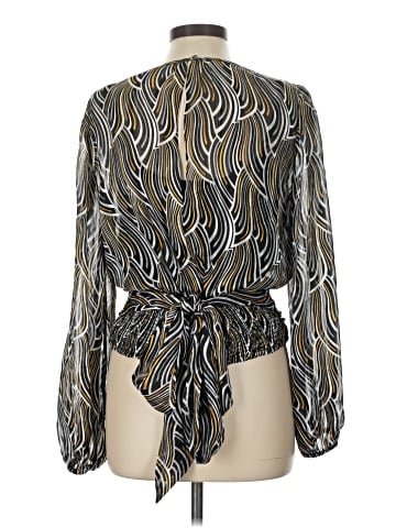 White House Black Market Long Sleeve Blouse (view 2)