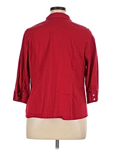Apt. 9 3/4 Sleeve Button-Down Shirt (view 2)