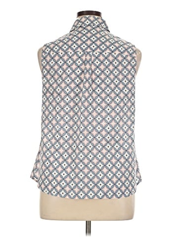 Boden Sleeveless Button-Down Shirt (view 2)