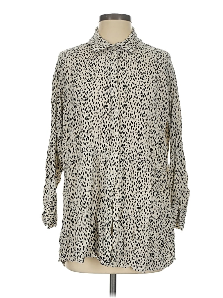 Pre-owned O'neill Long Sleeve Blouse In Ivory