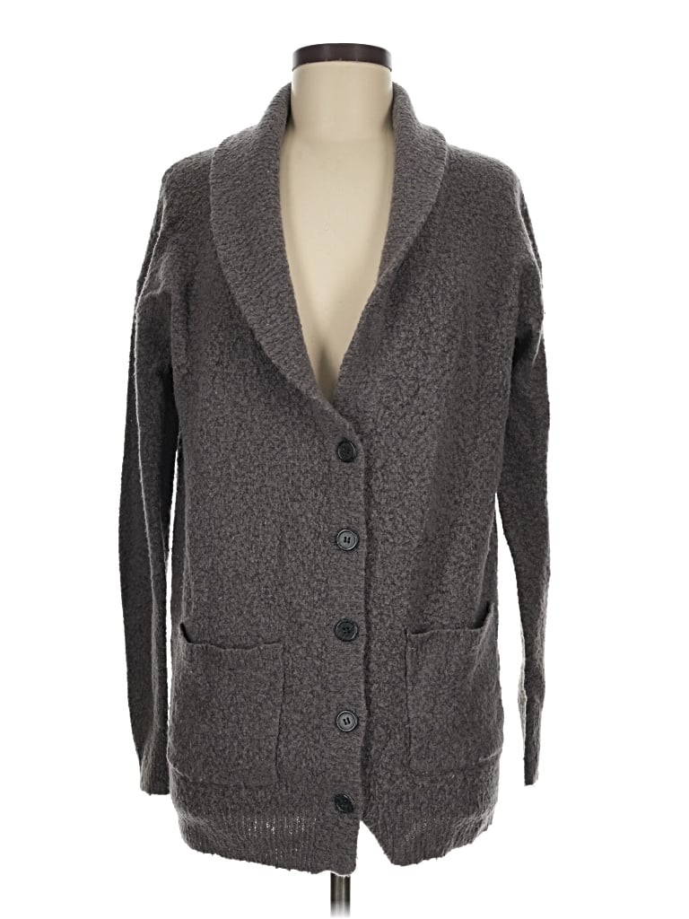 Pre-owned Leith Cardigan Sweater In Gray