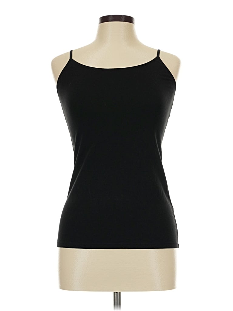Pre-owned Felina Tank Top Black Halter Neckline Tops