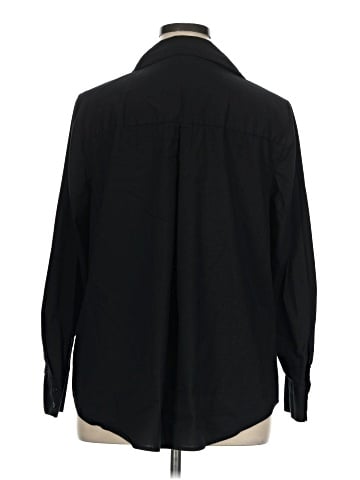 Lane Bryant Outlet Long Sleeve Button-Down Shirt (view 2)