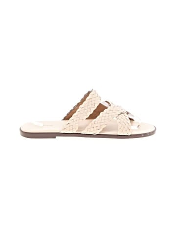 Madewell The Mena Slide Sandal in Woven Leather (view 1)