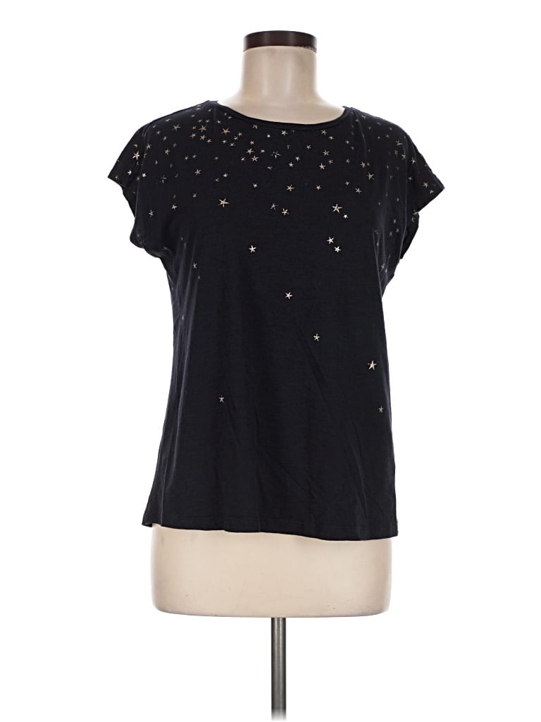 Pre-owned Fat Face Short Sleeve T-shirt In Black