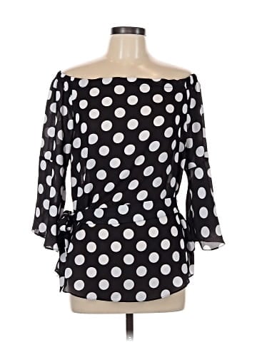 7th Avenue Design Studio New York & Company 3/4 Sleeve Blouse (view 1)