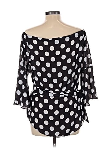 7th Avenue Design Studio New York & Company 3/4 Sleeve Blouse (view 2)