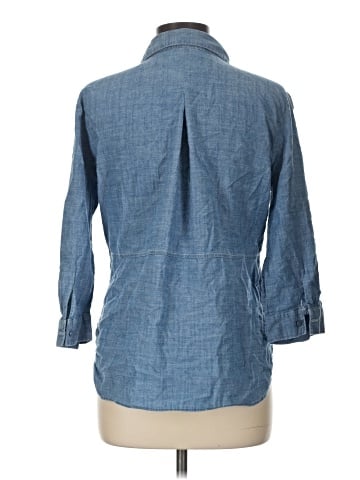 Hester & Orchard 3/4 Sleeve Button-Down Shirt (view 2)