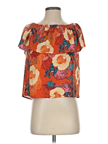 Lily White Short Sleeve Blouse (view 1)