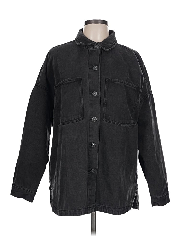 Pre-owned Hudson Denim Jacket In Black