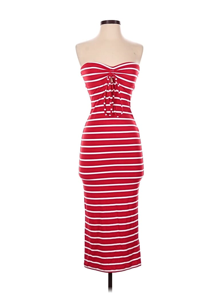 Pre-owned Commense Casual Dress In Red