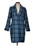 Cupcakes & Cashmere Plaid Blue Coat Size S - photo 1