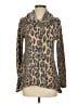 Simply Irresistible Animal Print Brown Tan Pullover Sweater Size S - photo 1