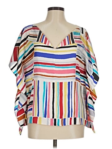 W by Worth 3/4 Sleeve Silk Top (view 1)