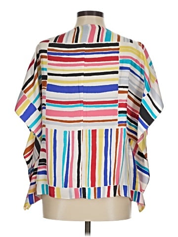 W by Worth 3/4 Sleeve Silk Top (view 2)