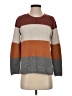 Pinque Color Block Brown Pullover Sweater Size S - photo 1