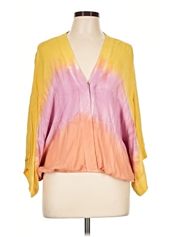 Young Fabulous & Broke 3/4 Sleeve Blouse (view 1)