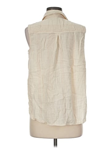 Studio West Sleeveless Button-Down Shirt (view 2)