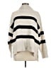 Line & Dot Stripes Ivory Pullover Sweater Size M - photo 1