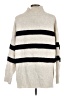 Line & Dot Stripes Ivory Pullover Sweater Size M - photo 2