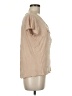 August Silk Tan Short Sleeve Top Size M - photo 4