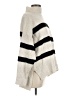 Line & Dot Stripes Ivory Pullover Sweater Size M - photo 4