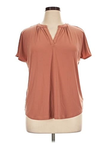 Jones New York Signature Short Sleeve Blouse (view 1)