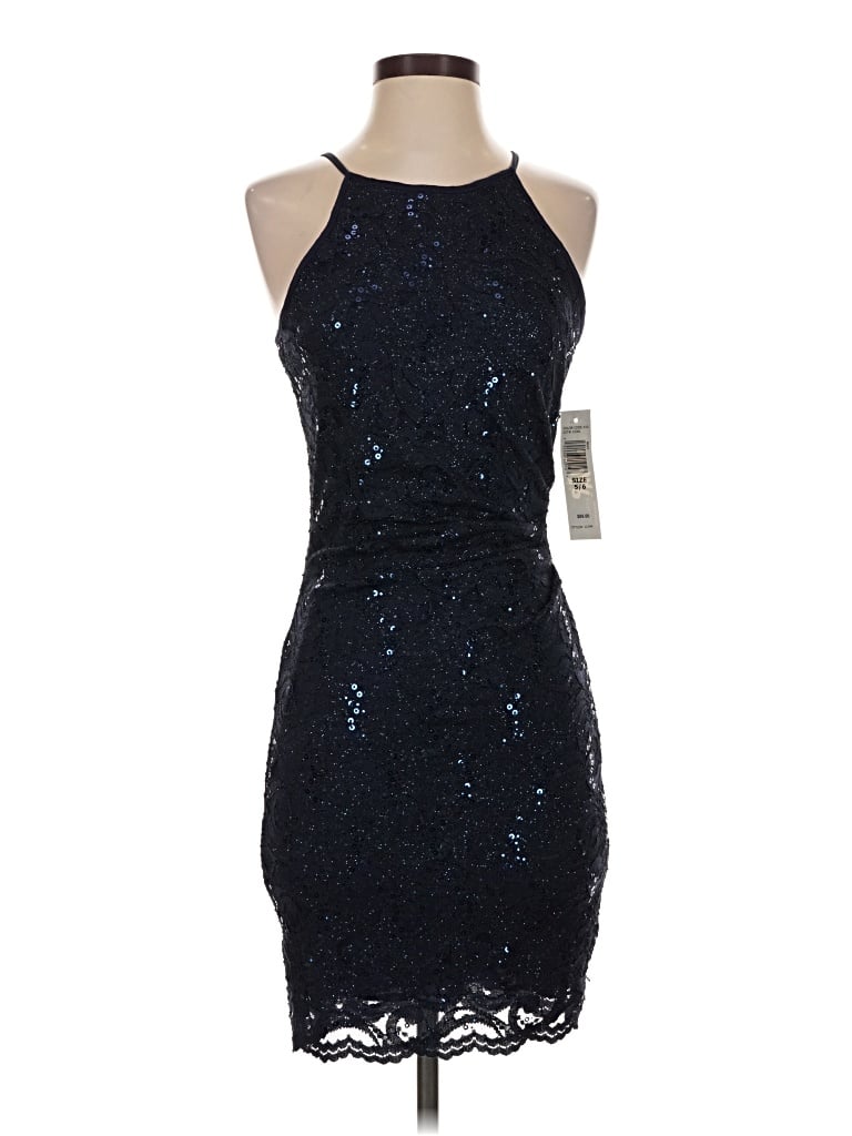 Jump Apparel Cocktail Dress In Blue