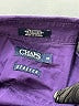 Chaps Solid Purple Long Sleeve Button-Down Shirt Size 10 - photo 3