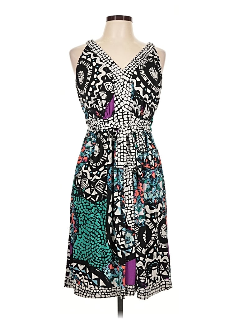 Pre-owned Roz & Ali Cocktail Dress In Black