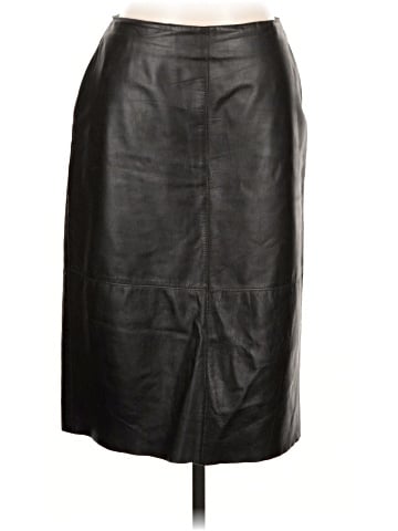 Kenneth Cole New York Leather Skirt (view 1)