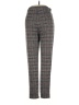 Bear Dance Plaid Gray Casual Pants Size S - photo 2