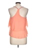 rue21 100% Polyester Orange Sleeveless Blouse Size L - photo 2