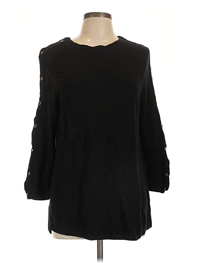 Pre-owned Joseph A Pullover Sweater In Black