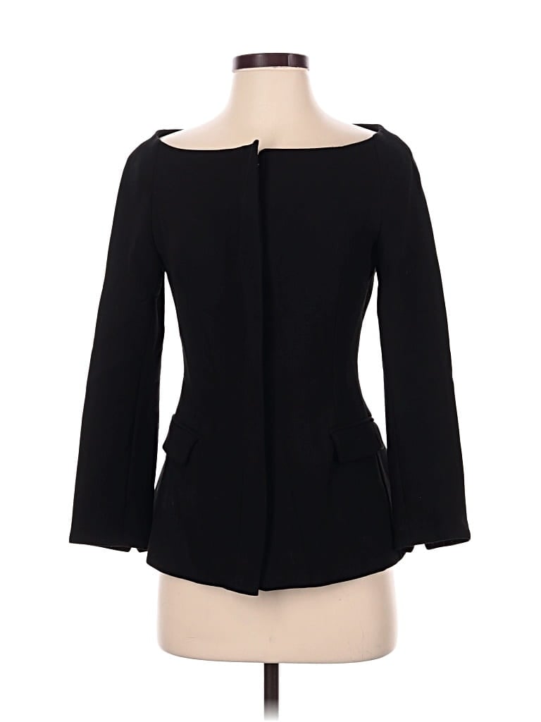 Pre-owned Zara Basic Blazer Jacket In Black