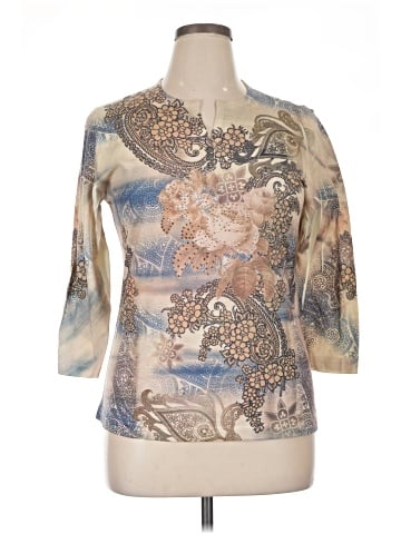 Jane Ashley 3/4 Sleeve Blouse (view 1)