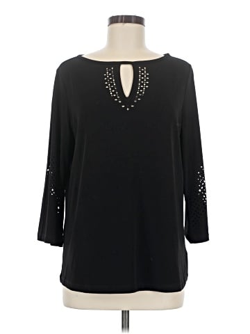 Susan Graver 3/4 Sleeve Blouse (view 1)
