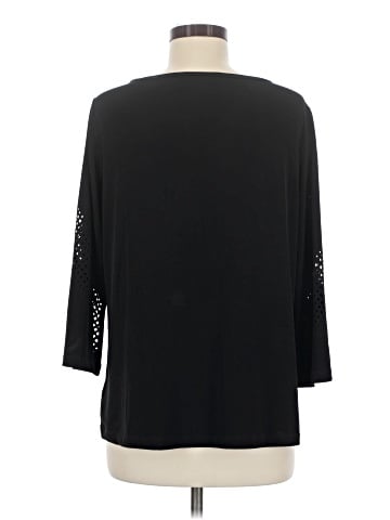 Susan Graver 3/4 Sleeve Blouse (view 2)