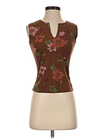 Velvet Sleeveless Blouse (view 1)